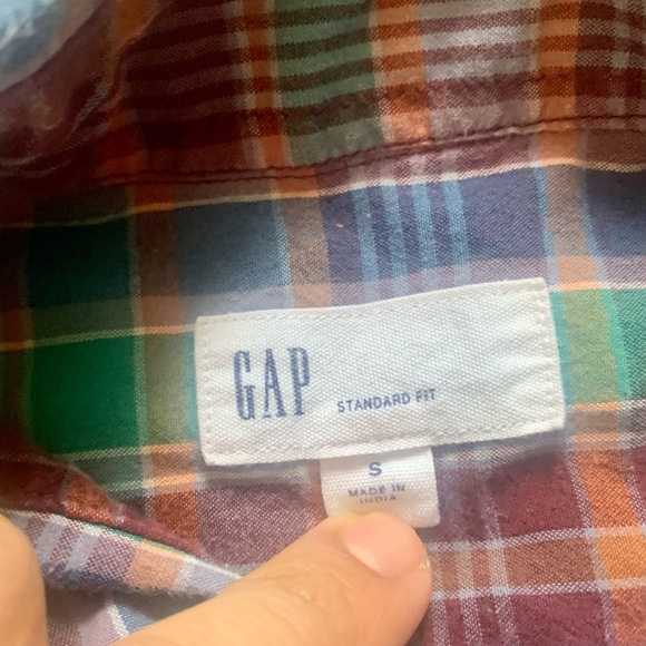 Gap Plaid Button Up Shirt - Men’s Small - Picture 5 of 6